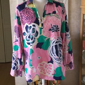 Lilly look alike top by Talbots size L